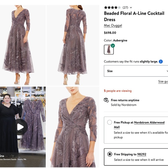 Mac Duggal Elegant Cocktail Dress - Picture 4 of 10